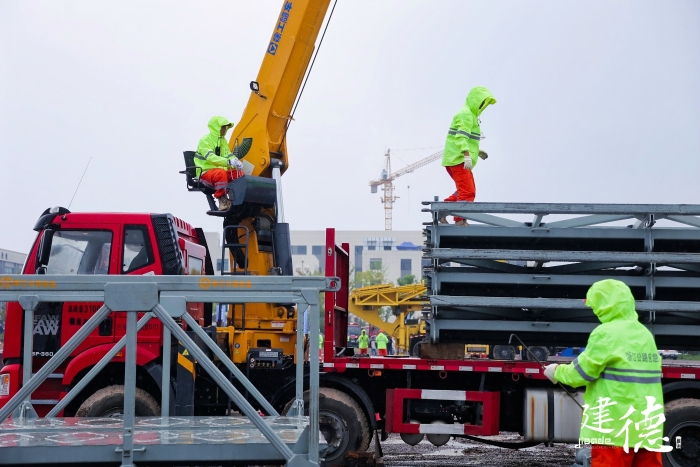 20分钟一座应急桥！皇家国际参加2024年省级公路与运输突发事务应急演练