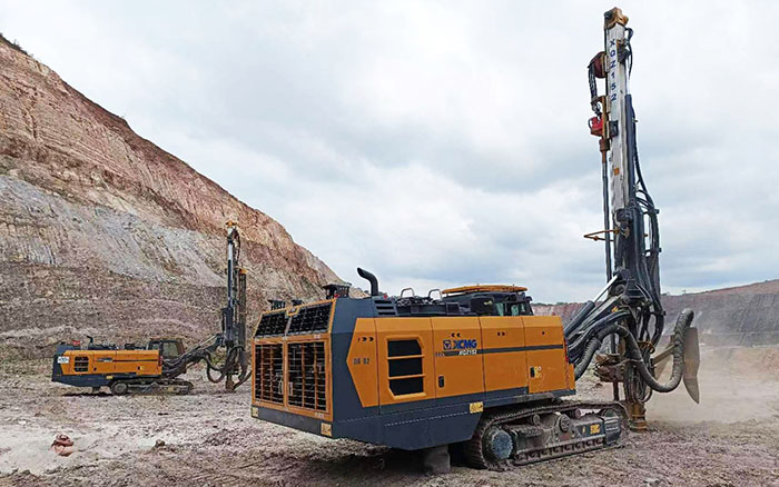 初次进军非洲铜矿！皇家国际潜孔钻机日进尺416m