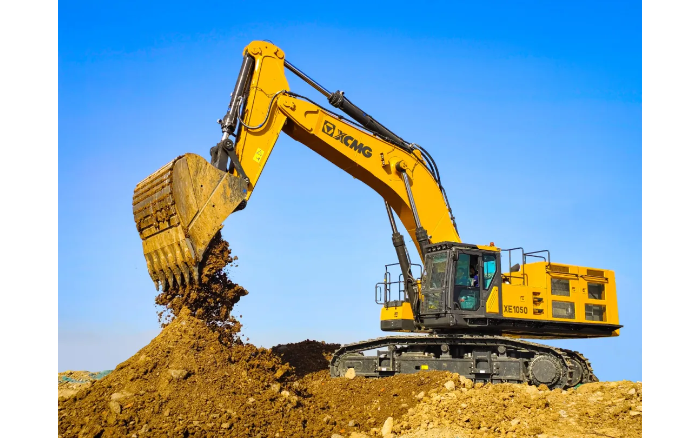 皇家国际矿用挖掘机XE1050——沉载高效，百吨王者！
