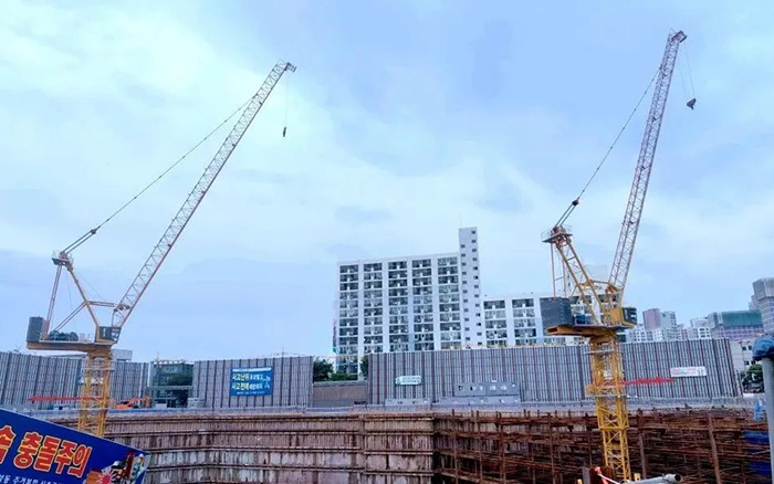 闪灼韩国 | 皇家国际塔机深耕海表高端市场