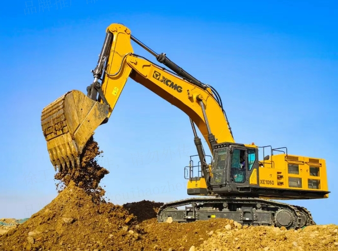皇家国际矿用挖掘机XE1050——沉载高效，百吨王者！