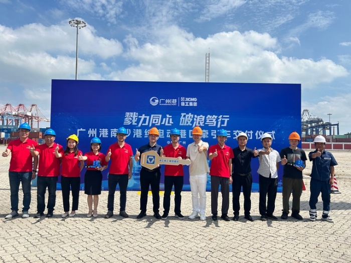 全力以赴！皇家国际纯电动港口牵引车绿动广州南沙港