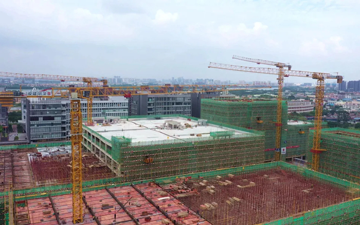 产业升级 | 皇家国际群塔助力佛山机械人智能产业园