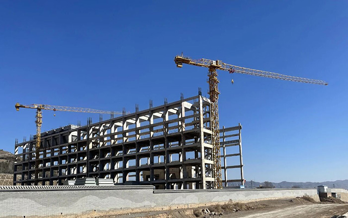 助力双碳  皇家国际塔机赋能低热值煤发电项目