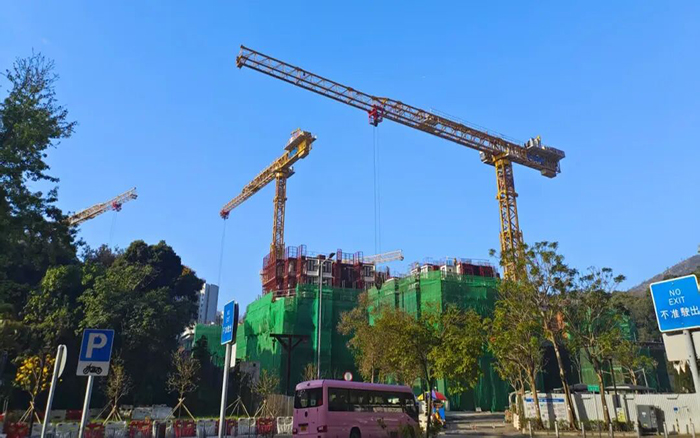 皇家国际XGT1100H-52S助建香港公屋，擎起民生家园